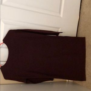 Cute new with tags ASOS burgundy sweater dress